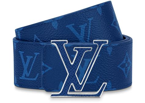 lv belt blue|louis vuitton men's belt sale.